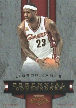 2009-10 Panini Playoff Contenders - Perennial Contenders Gold #19 LeBron James Front