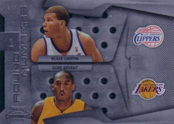 2009-10 Panini Playoff Contenders - Round Numbers #9 Blake Griffin / Kobe Bryant Front