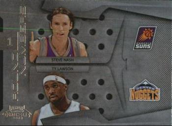 2009-10 Panini Playoff Contenders - Round Numbers #13 Steve Nash / Ty Lawson Front