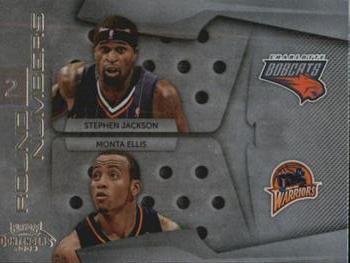 2009-10 Panini Playoff Contenders - Round Numbers #15 Monta Ellis / Stephen Jackson Front