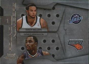 2009-10 Panini Playoff Contenders - Round Numbers #21 Deron Williams / Gerald Henderson Front