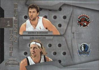 2009-10 Panini Playoff Contenders - Round Numbers #23 Andrea Bargnani / Dirk Nowitzki Front