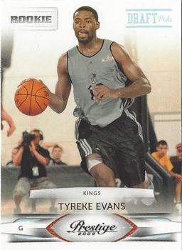 2009-10 Panini Prestige - Draft Picks Light Blue #154 Tyreke Evans Front