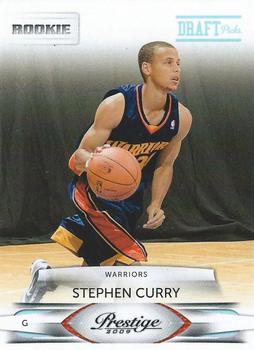 2009-10 Panini Prestige - Draft Picks Light Blue #157 Stephen Curry Front