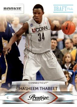 2009-10 Panini Prestige - Draft Picks Light Blue #172 Hasheem Thabeet Front