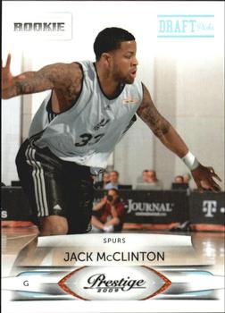 2009-10 Panini Prestige - Draft Picks Light Blue #199 Jack McClinton Front