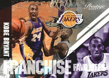 2009-10 Panini Prestige - Franchise Favorites #9 Kobe Bryant Front