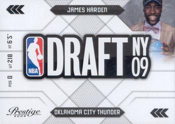2009-10 Panini Prestige - NBA Draft Class #3 James Harden Front