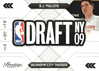 2009-10 Panini Prestige - NBA Draft Class #24 B.J. Mullens Front