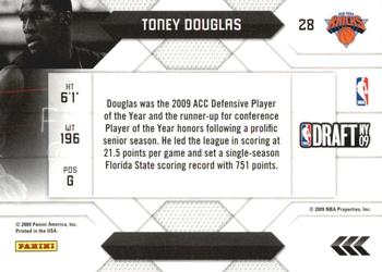 2009-10 Panini Prestige - NBA Draft Class #28 Toney Douglas Back