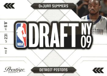 2009-10 Panini Prestige - NBA Draft Class #30 DaJuan Summers Front