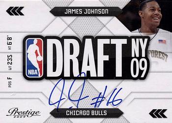 2009-10 Panini Prestige - NBA Draft Class Autographs #16 James Johnson Front