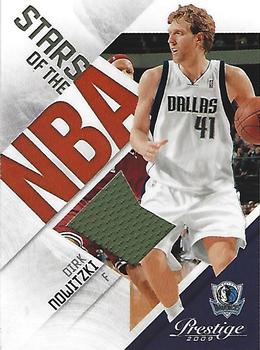 2009-10 Panini Prestige - Stars of the NBA Materials #4 Dirk Nowitzki Front
