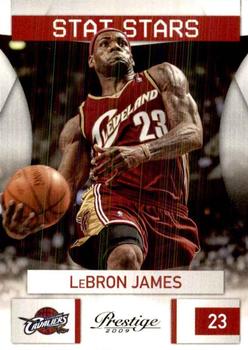2009-10 Panini Prestige - Stat Stars #8 LeBron James Front