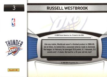 2009-10 Panini Prestige - Super Sophs #3 Russell Westbrook Back
