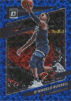 2021-22 Donruss Optic - Blue Velocity #56 D'Angelo Russell Front