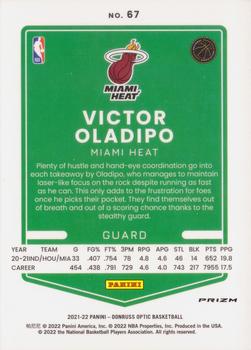 2021-22 Donruss Optic - Holo #67 Victor Oladipo Back