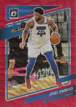 2021-22 Donruss Optic - Red Wave #88 Joel Embiid Front