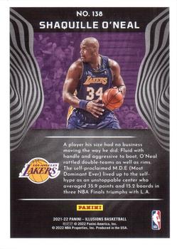 2021-22 Panini Illusions - Green #138 Shaquille O'Neal Back