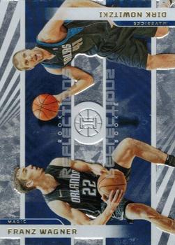 2021-22 Panini Illusions - Rookie Reflections #9 Dirk Nowitzki / Franz Wagner Front