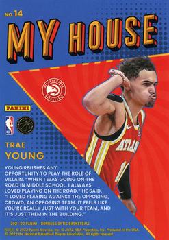 2021-22 Donruss Optic - My House #14 Trae Young Back