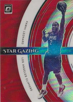 2021-22 Donruss Optic - Star Gazing Red #13 Kawhi Leonard Front