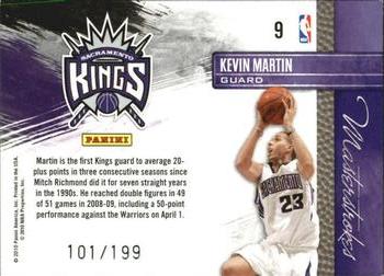2009-10 Panini Studio Kevin Martin Sacramento Kings #51