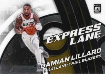 2021-22 Donruss Optic - Express Lane #2 Damian Lillard Front