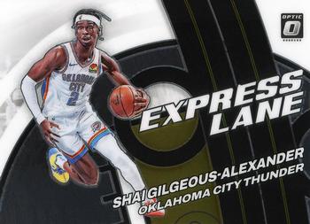 2021-22 Donruss Optic - Express Lane #17 Shai Gilgeous-Alexander Front