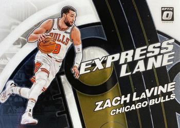 2021-22 Donruss Optic - Express Lane #22 Zach LaVine Front