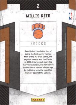 2009-10 Panini Threads - Legends #2 Willis Reed Back