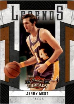 2009-10 Panini Threads - Legends #8 Jerry West Front