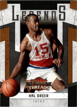 2009-10 Panini Threads - Legends #11 Hal Greer Front
