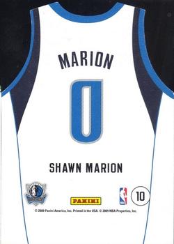 2009-10 Panini Threads - Team Threads Home #10 Shawn Marion Back