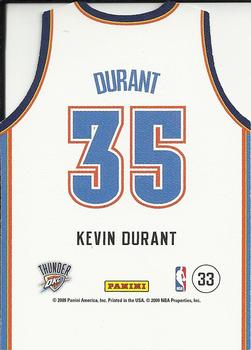 2009-10 Panini Threads - Team Threads Home #33 Kevin Durant Back