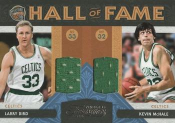 2009-10 Panini Timeless Treasures - HOF Combos Materials #2 Larry Bird / Kevin McHcHale Front