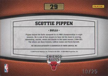 2009-10 Panini Timeless Treasures - Private Signings #29 Scottie Pippen Back