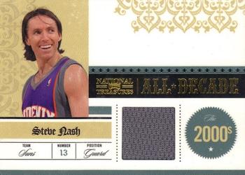 2009-10 Playoff National Treasures - All Decade Materials #20 Steve Nash Front