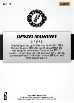 2021-22 Panini NBA G League Box Set #9 Denzel Mahoney Back