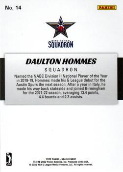 2021-22 Panini NBA G League Box Set #14 Daulton Hommes Back