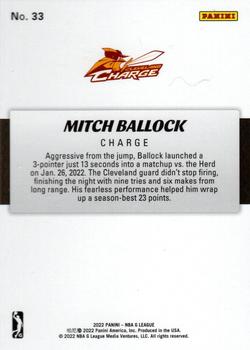 2021-22 Panini NBA G League Box Set #33 Mitch Ballock Back