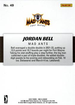 2021-22 Panini NBA G League Box Set #49 Jordan Bell Back