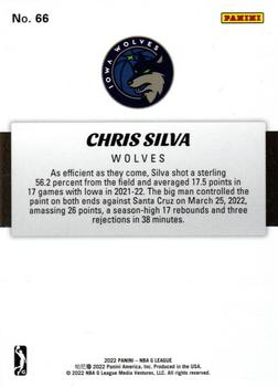 2021-22 Panini NBA G League Box Set #66 Chris Silva Back