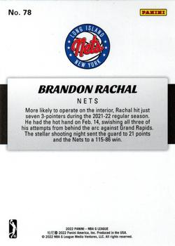2021-22 Panini NBA G League Box Set #78 Brandon Rachal Back
