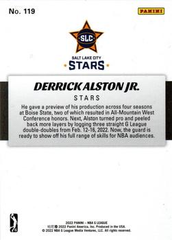 2021-22 Panini NBA G League Box Set #119 Derrick Alston Jr. Back