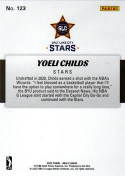 2021-22 Panini NBA G League Box Set #123 Yoeli Childs Back