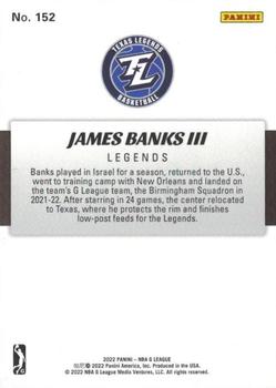 2021-22 Panini NBA G League Box Set #152 James Banks III Back