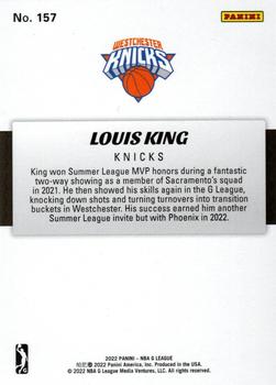 2021-22 Panini NBA G League Box Set #157 Louis King Back