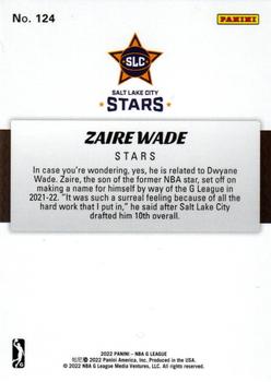 2021-22 Panini NBA G League Box Set - Red #124 Zaire Wade Back