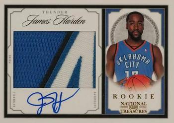 2009-10 Playoff National Treasures - Century Gold #203 James Harden Front